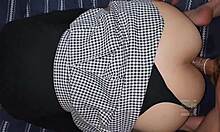 Eli rides dick then we break in her ass