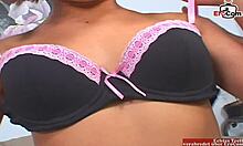 Watch this brunette babe get fucked by a huge black cock