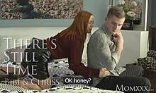 mom foxy redhead milf sneaks a fuck n facial b4 birthday bash... oops