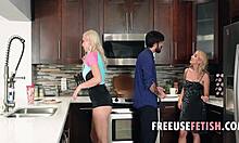 Free use step sis moans during fucking while making grocery list