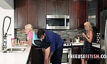 Free use step sis moans during fucking while making grocery list