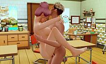 Cruel teacher punishes teen slut with rough anal in cosplay.