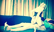 Blond teen fucks deep blow?