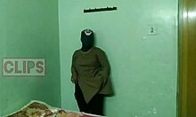 She's having fun with her bf in the hotel room.