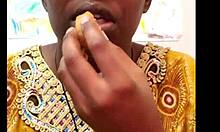 Black Mama MILF Gives Rimjob Before Anal Sex!