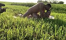 Fucking Hard with Horny Blonde Teen in Wild Scene