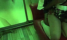 Chubby Asian in Costume Swallows Cum After Wild Fuck