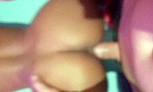 Hot girl sits and rides dick for anal creampie