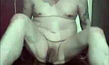 Bisexual Sissy in Makeup Takes Dildo for Ass to Mouth