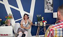 Real interview with pornstar alice kelly showing her skills