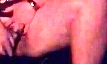 Wet Pussy Enjoys Curved Toy Outdoors