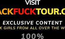 interracial ebony latina threesome