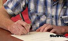 lucky dudes score with hot brunette milfs in a wild swinger bash tonight.