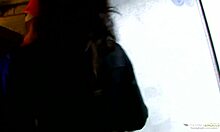 cute brunette is broke and pays her car mechanic with pussy instead