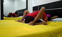 second part: stepsister in erotic scene with stepbrother, nearing intimate connection in homemade video