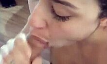 Naughty Girls Suck and Take Cumshots Right on Their Faces