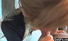 Dagfs - She Works Hard for Her Mouthful of Jizz in Bedroom