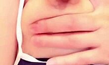 Nympho Asian Selfie Girl Seduces with Shaved Pussy Squirting in Secret