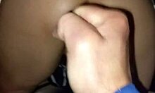 Velvet Rain 23 fucked hard doggystyle with huge toys in kitchen, squirting horny orgasm juice