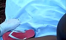 Teen shows ass and pussy on street for netflix money