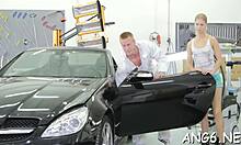 This hungry wicked blonde bimbo violette pink is ready for some hardcore action with amateurs