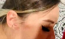 Wife Gives Handjob Blowjob Before Assfuck Facial