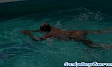 i'm a cute teen 18+ getting banged in missionary and jizzed on by my grandpa