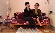 Armin submits to Milena's handjob