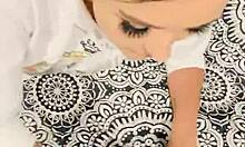 Wife Gives Handjob Blowjob Before Assfuck Facial