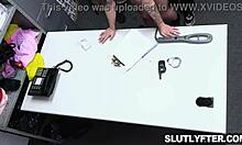 ShopLifter Bella Luna Gets Deep Cavity Search by Pervy Officers Joshua Lewis and Tyler Cruise