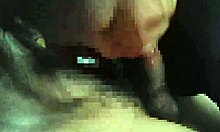 mature woman gives intense blowjob