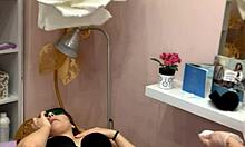 ritafox shows off ass during depilation 😍