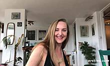 Does sexy sarah finger herself?