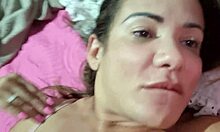 Unfaithful wife takes neighbor's big cock anally.