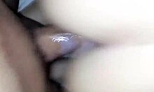 Amateur pussy creams while bent over in wet doggystyle homemade