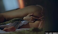 i'm a russian milf rubbing my puffy nipples and clit hard