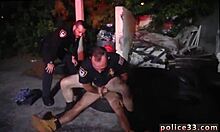 Sex Movieture Gay Porno Police: Homie Takes Effortless Way with Cock