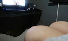 Wow! Big Tits Teen Orgasms Watching DP Porn!