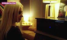 hey, check this busty blonde teen! she's a real pianist going hardcore solo, Arteya on PornBCN 4K.
