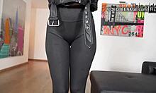 Wow, Booty Brunette Nails Her First Casting! Can She Handle the Heat?