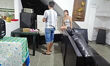 follo con mi vecino que vino a pedirme un favor