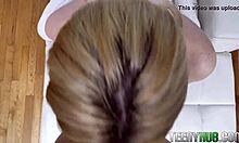 Katie Kush's impressive cumshot in homemade video