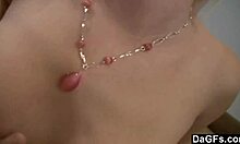 Dagfs - Busty Blonde Slut Rubs My Cock in Bedroom