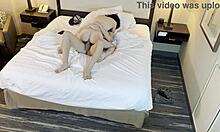 Petite Beauty Fucked Hard in Cowgirl Style by Rough Teen