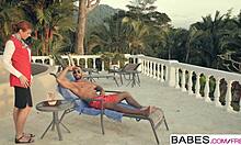 Babes - Black Is Better - Swooning In The Sun With Stallion And Bianca Resa