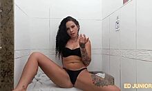 Fucking A Hot One In The Sauna With Bikini On