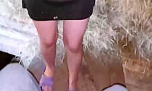 Passionate Village Girl Gives Blowjob and Rides Cowgirl in the Attic