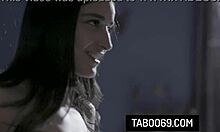 Hot brunette teen 18+ Emily Willis enjoys pussy licking and fucking by older guy