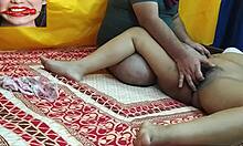 Indian Wife Gets Hot By Husband, Desi Wife Enjoys Fingering.