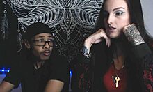 Kinky Camgirl Vlog 6: Tattooed Big Boobs Mistress Alace Amory Dominates Male Sub in Cuckolding Reality